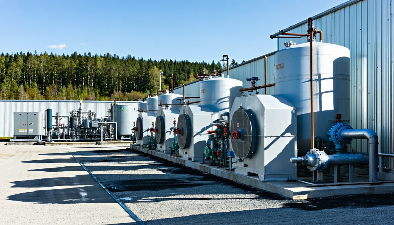 Water heating system powered by HVAC waste heat